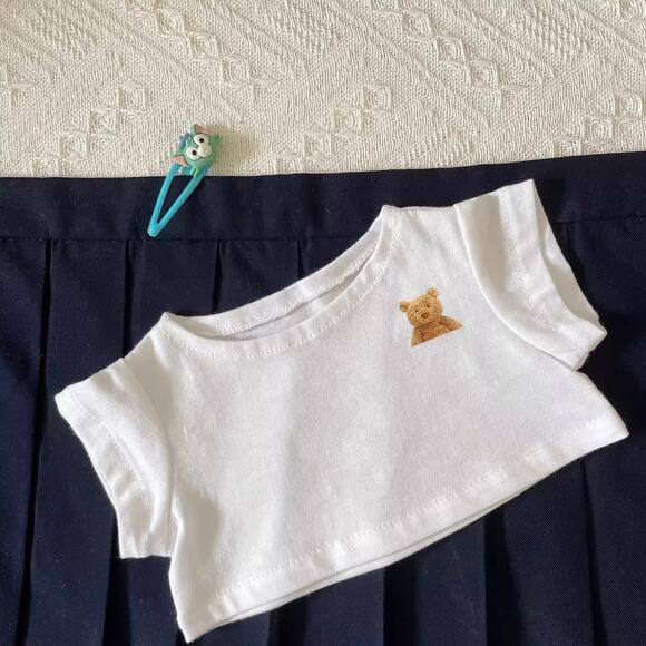 Bartholomew bear clothes outfits - White Bear T-shirts - FX29 (Large) - Picture 2 of 2